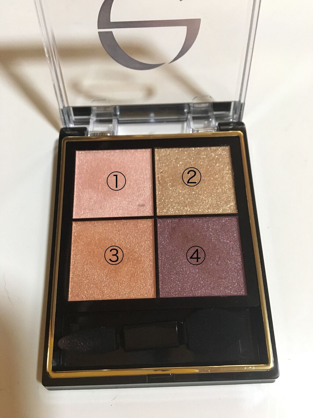 リアルクローズシャドウ/excel/アイシャドウパレットを使ったクチコミ(2枚目)