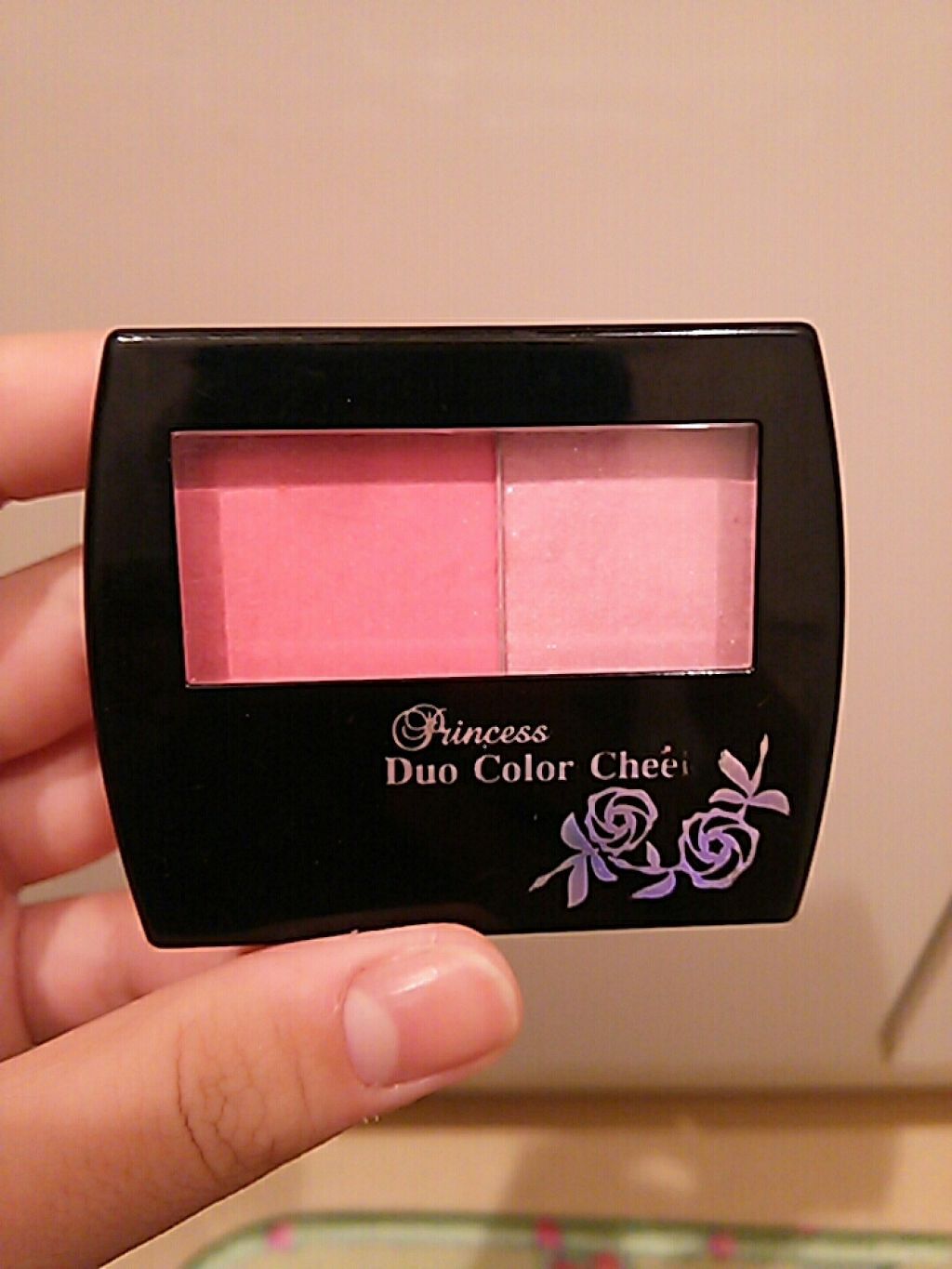 エルファー プリンセスデュオカラーチーク A/DAISO/パウダーチークを使ったクチコミ(1枚目)