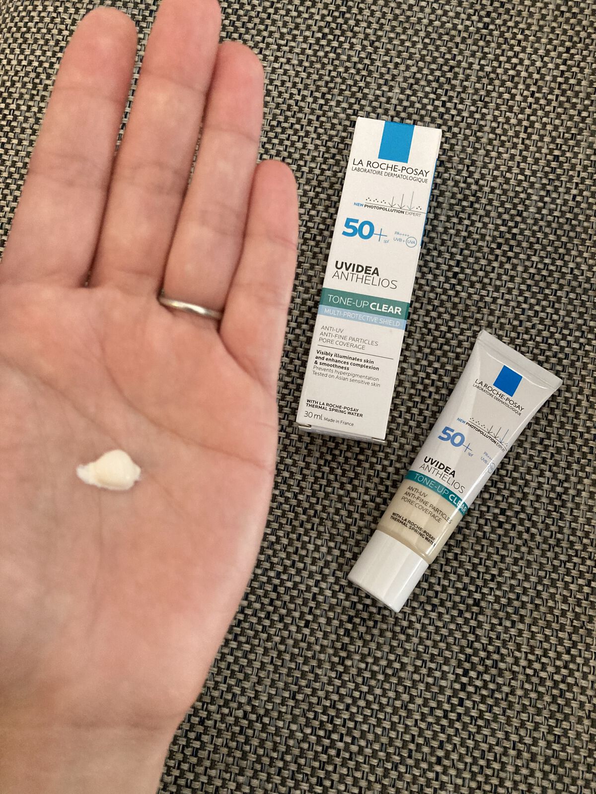 UVイデア XL プロテクショントーンアップ ローズ/ラ ロッシュ ポゼ/日焼け止めクリームを使ったクチコミ（3枚目）