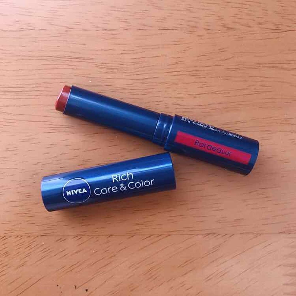 ニベア リッチケア＆カラーリップ/ニベア/リップクリームを使ったクチコミ（1枚目）