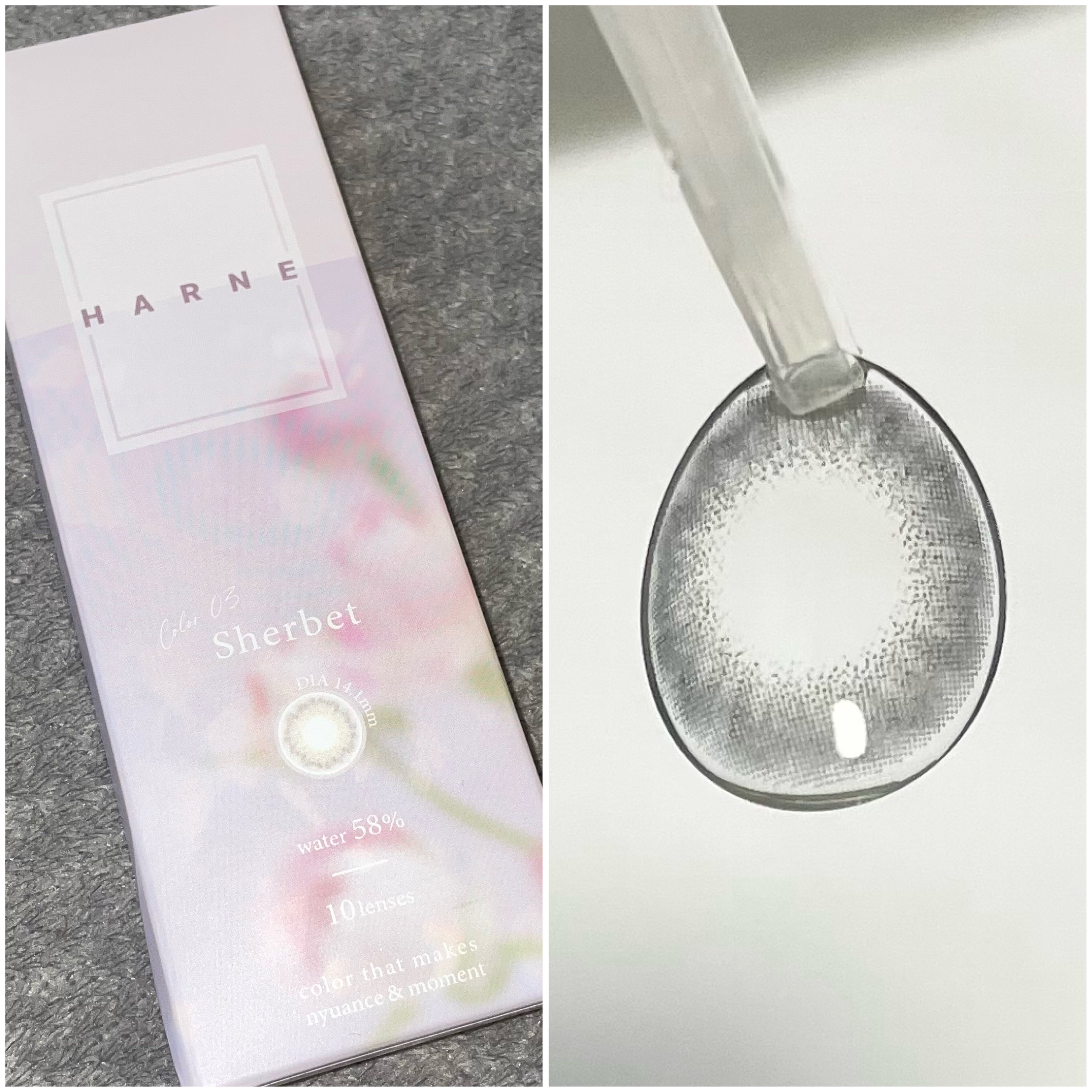 HARNE 1day/HARNE/ワンデー（１DAY）カラコンを使ったクチコミ（3枚目）