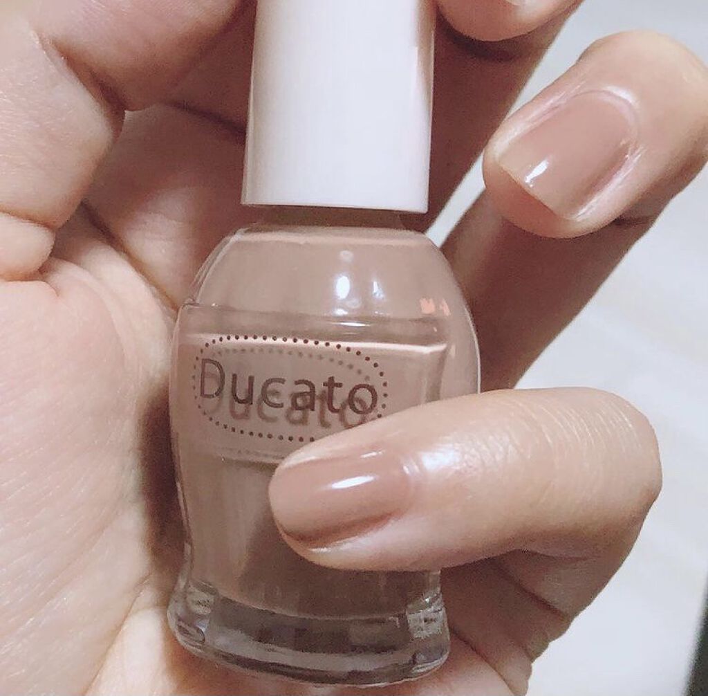 ナチュラルネイルカラーN 023 ミルクチョコレート/デュカート/マニキュアを使ったクチコミ（3枚目）