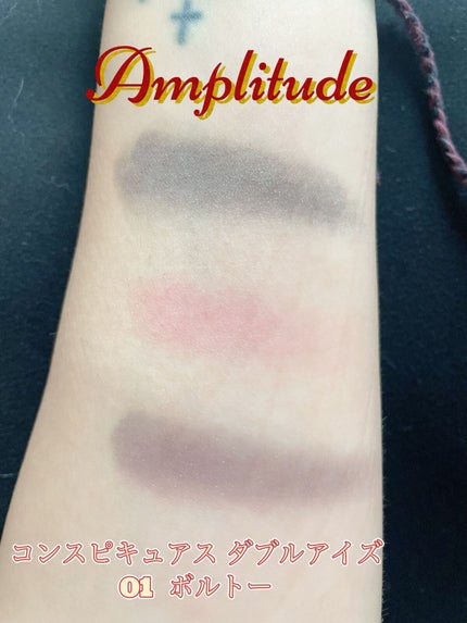 コンスピキュアス ダブルアイズ/Amplitude/アイシャドウパレットを使ったクチコミ(3枚目)