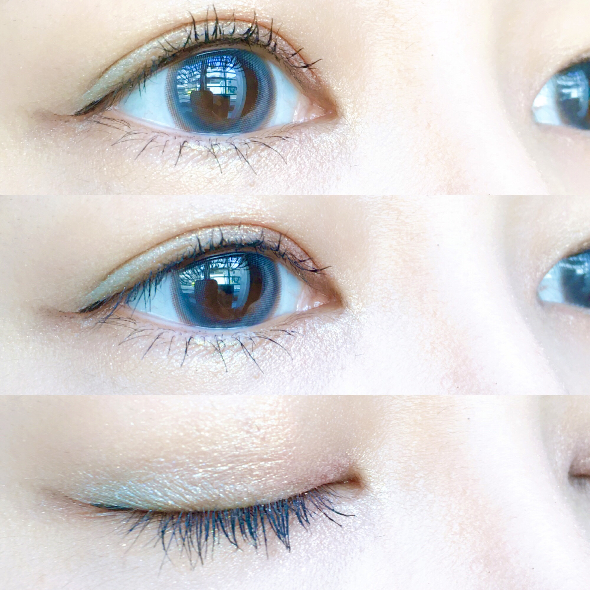 ビーチバカンスグリッターパレット/KATE/アイシャドウパレットを使ったクチコミ（3枚目）