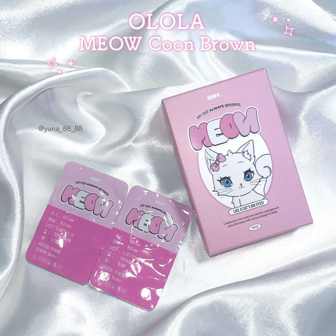 MEOW(ミヤオ) 1month/OLOLA/1ヶ月(1MONTH)カラコンを使ったクチコミ(2枚目)