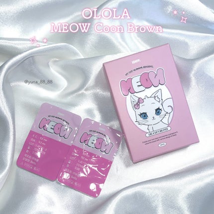 MEOW(ミヤオ) 1month/OLOLA/1ヶ月(1MONTH)カラコンを使ったクチコミ(2枚目)