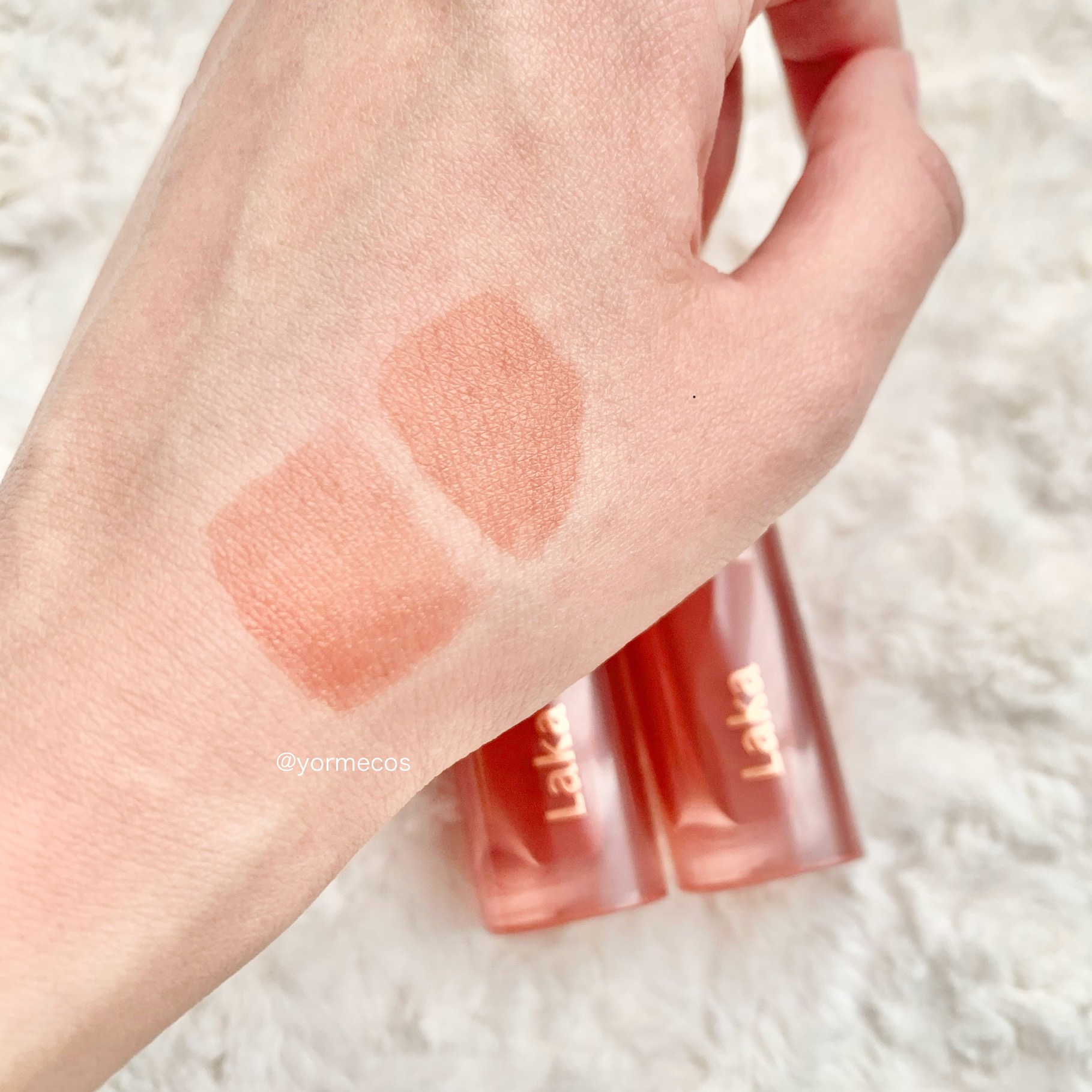 ジェリーイングヌードグロス/Laka/リップグロスを使ったクチコミ（3枚目）