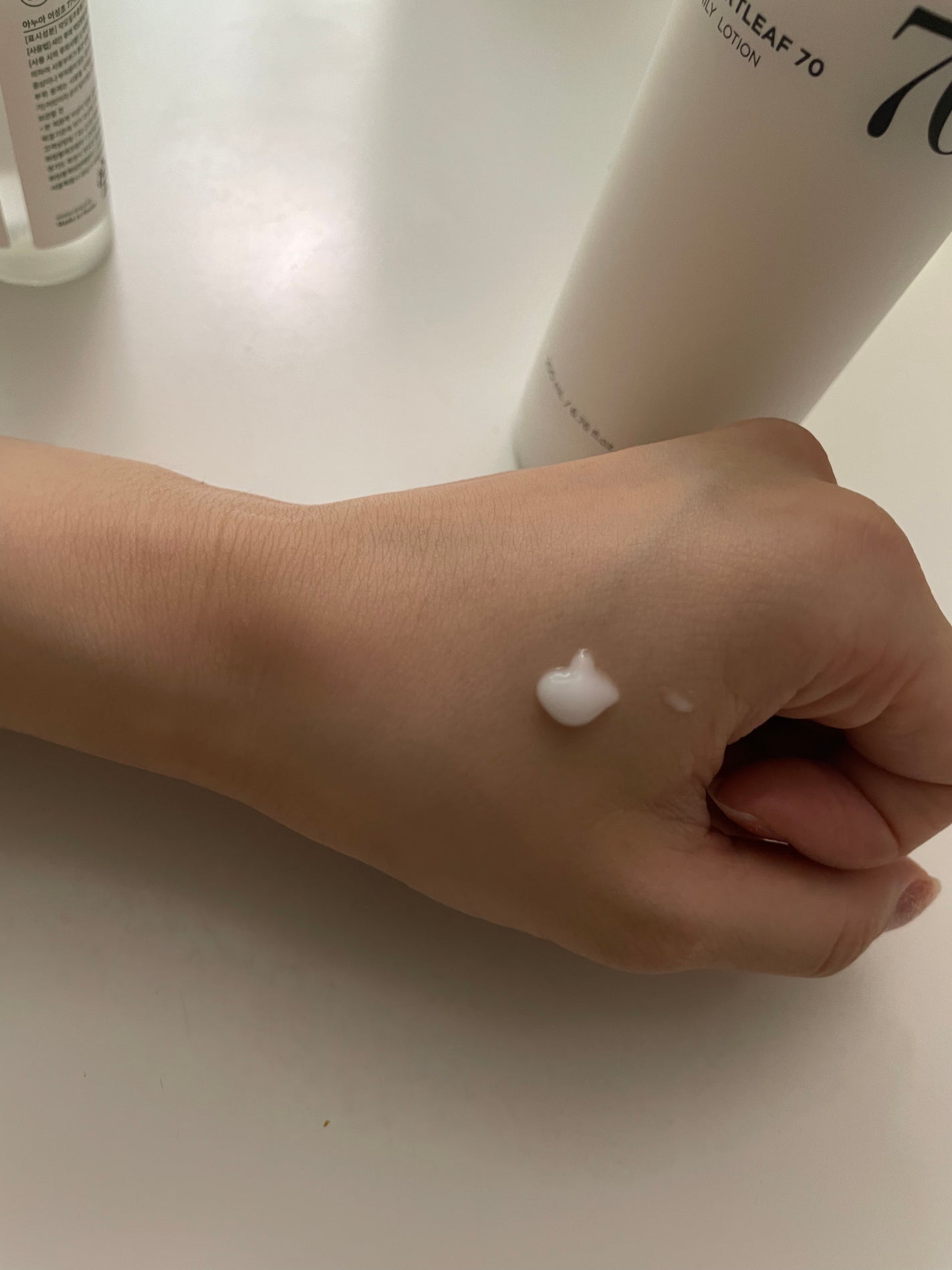 ドクダミ70デイリーリリーフローション/Anua/乳液を使ったクチコミ(3枚目)
