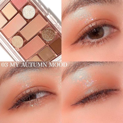 オールテイクムードテクニックパレット/PERIPERA/アイシャドウパレットを使ったクチコミ(7枚目)