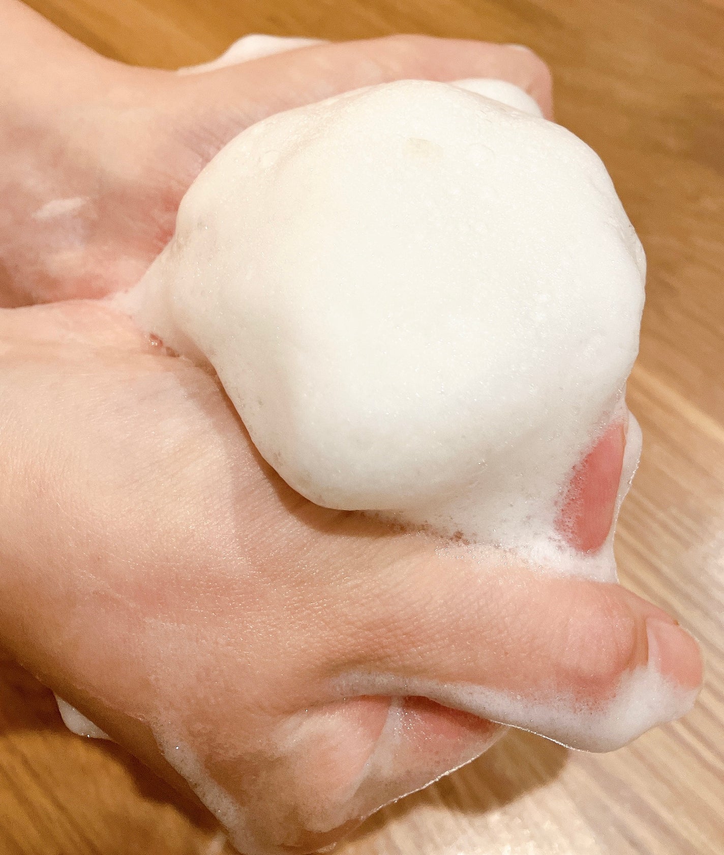 ピンクアロエメレンゲクレンザー/APRILSKIN/その他洗顔料を使ったクチコミ(4枚目)