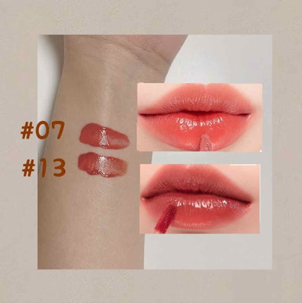 ジューシーラスティングティント/rom&nd/リップティントを使ったクチコミ(2枚目)