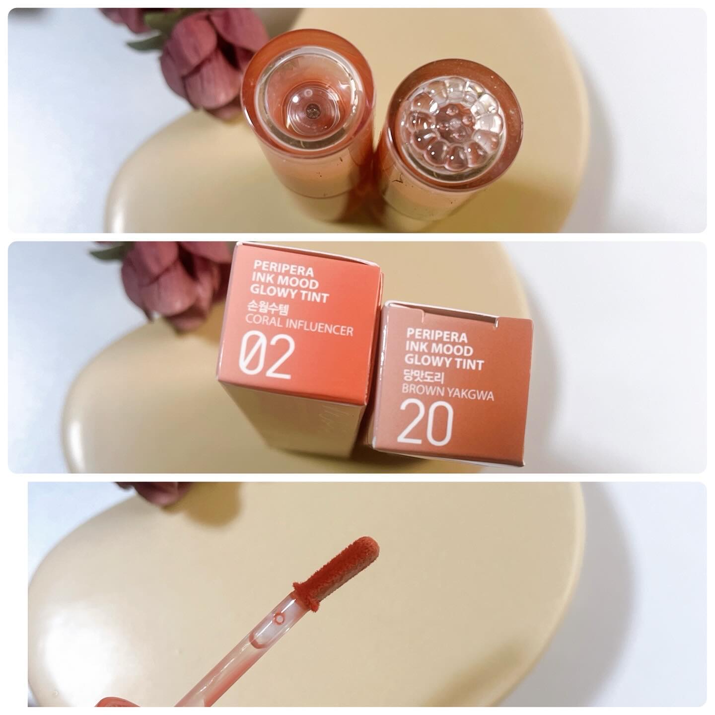ペリペラ インク ムード グロイ ティント/PERIPERA/リップティントを使ったクチコミ（3枚目）