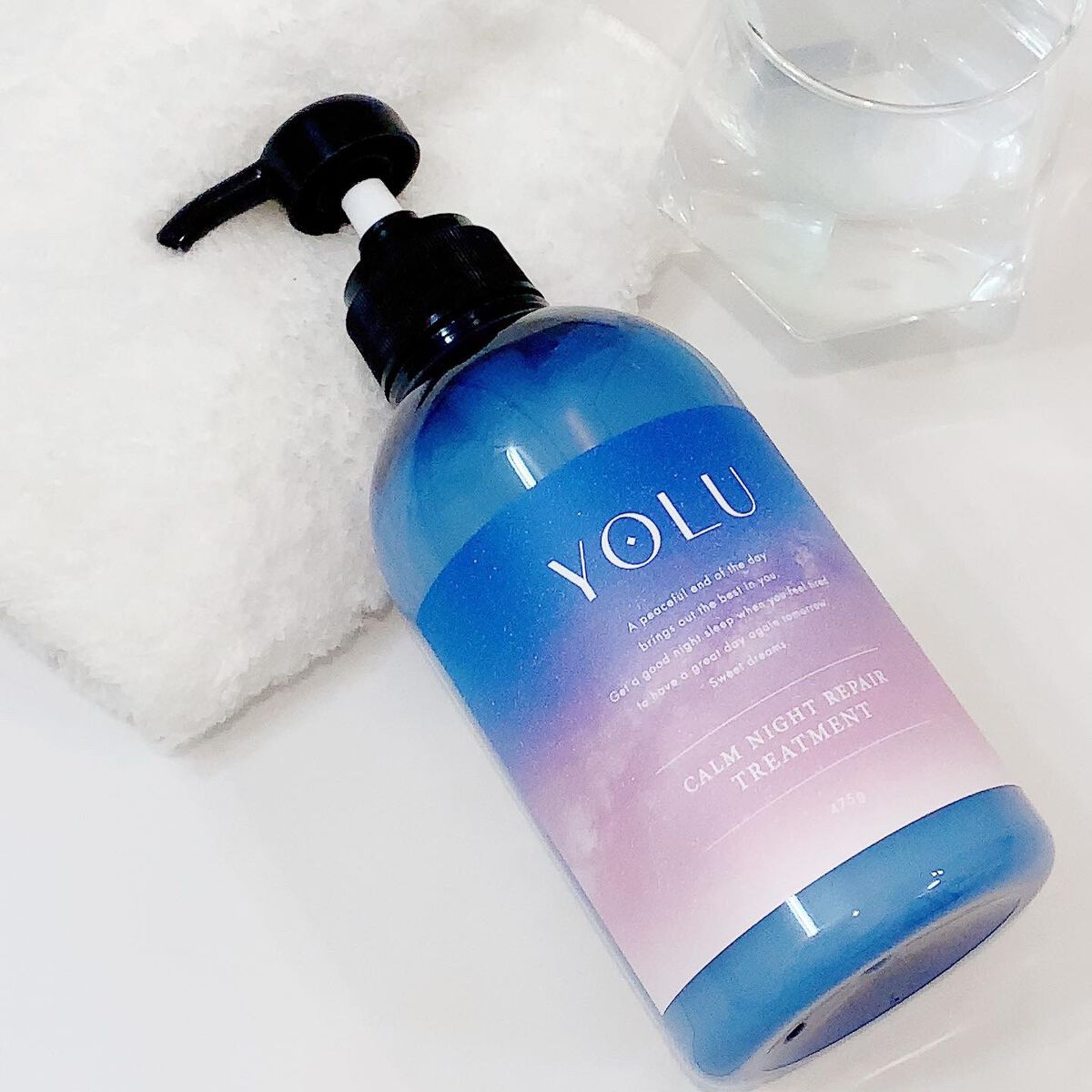 カームナイトリペアシャンプー/トリートメント/YOLU/市販シャンプーを使ったクチコミ(4枚目)