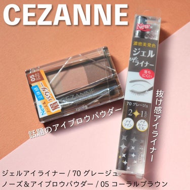 ノーズ＆アイブロウパウダー/CEZANNE/パウダーアイブロウを使ったクチコミ（1枚目）