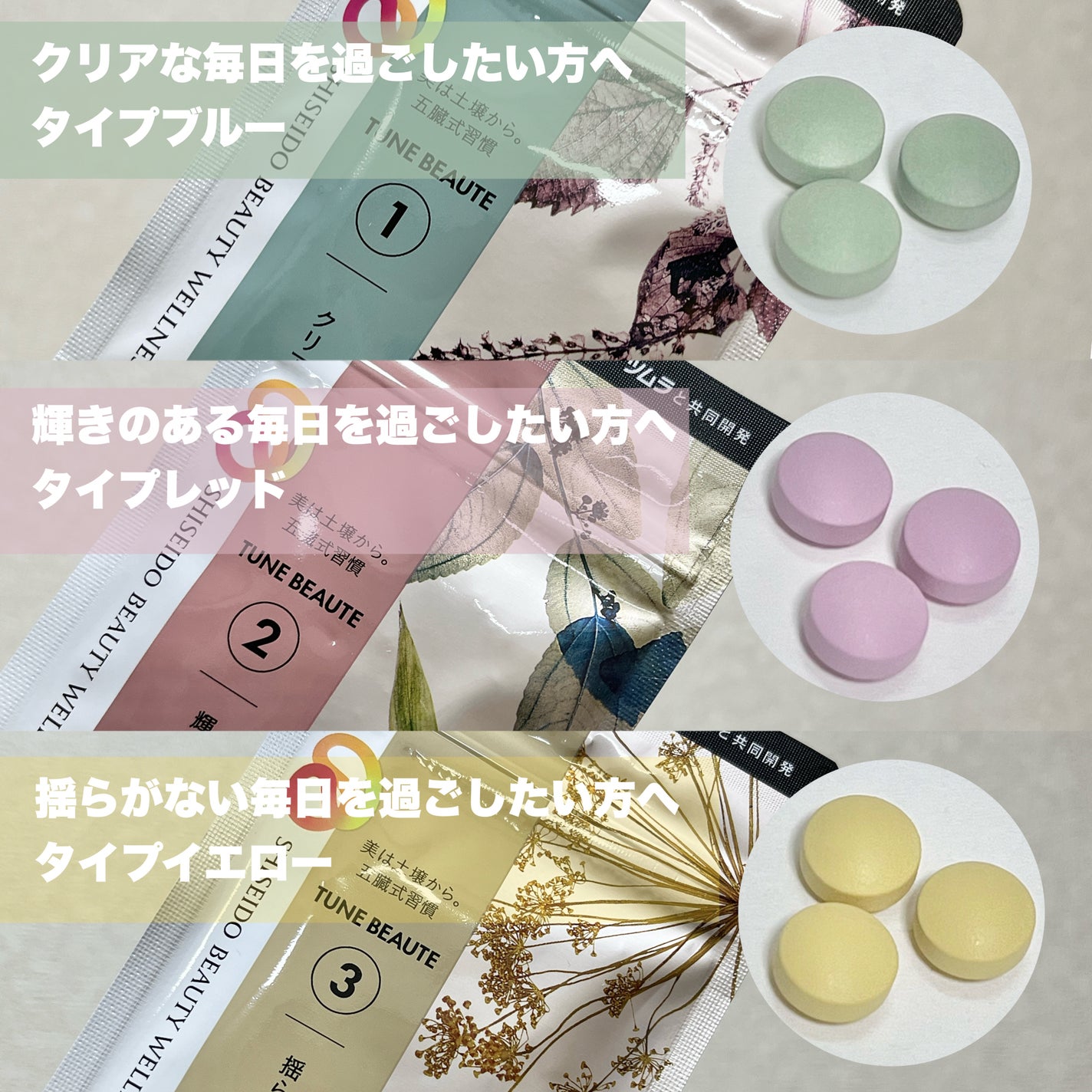 TYPE RED/TUNE BEAUTE/美容サプリメントを使ったクチコミ(3枚目)