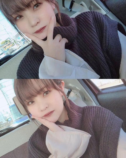 白雪りんご🍎 on LIPS 「🍎GRLニットロングベストXシャツワンピースセット🍎\高身長さ..」(4枚目)