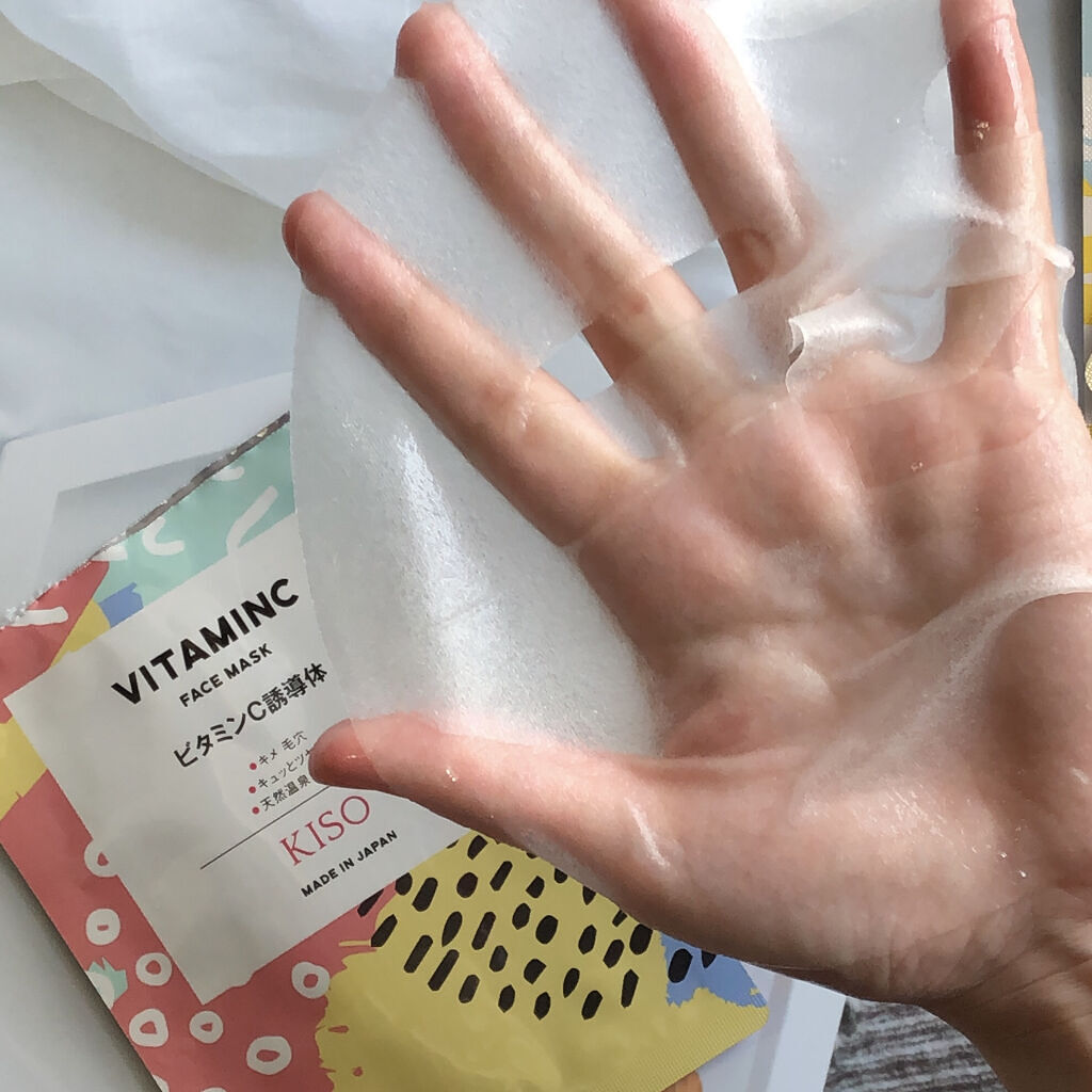 フェイスマスク 【しっかり実感30枚セット】/KISO/シートマスク・パックを使ったクチコミ（3枚目）