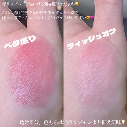 リップモンスター クリアトーン/KATE/口紅を使ったクチコミ(4枚目)