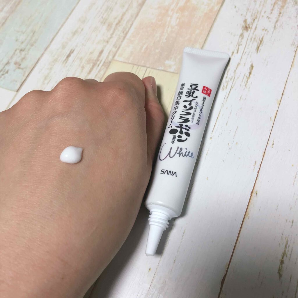 薬用美白スポッツクリーム/なめらか本舗/フェイスクリームを使ったクチコミ(1枚目)