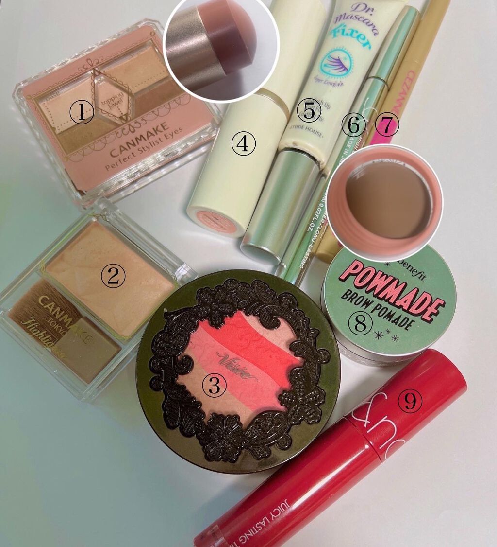 リシェ ブレンドカラーチークス/Visée/パウダーチークを使ったクチコミ(1枚目)