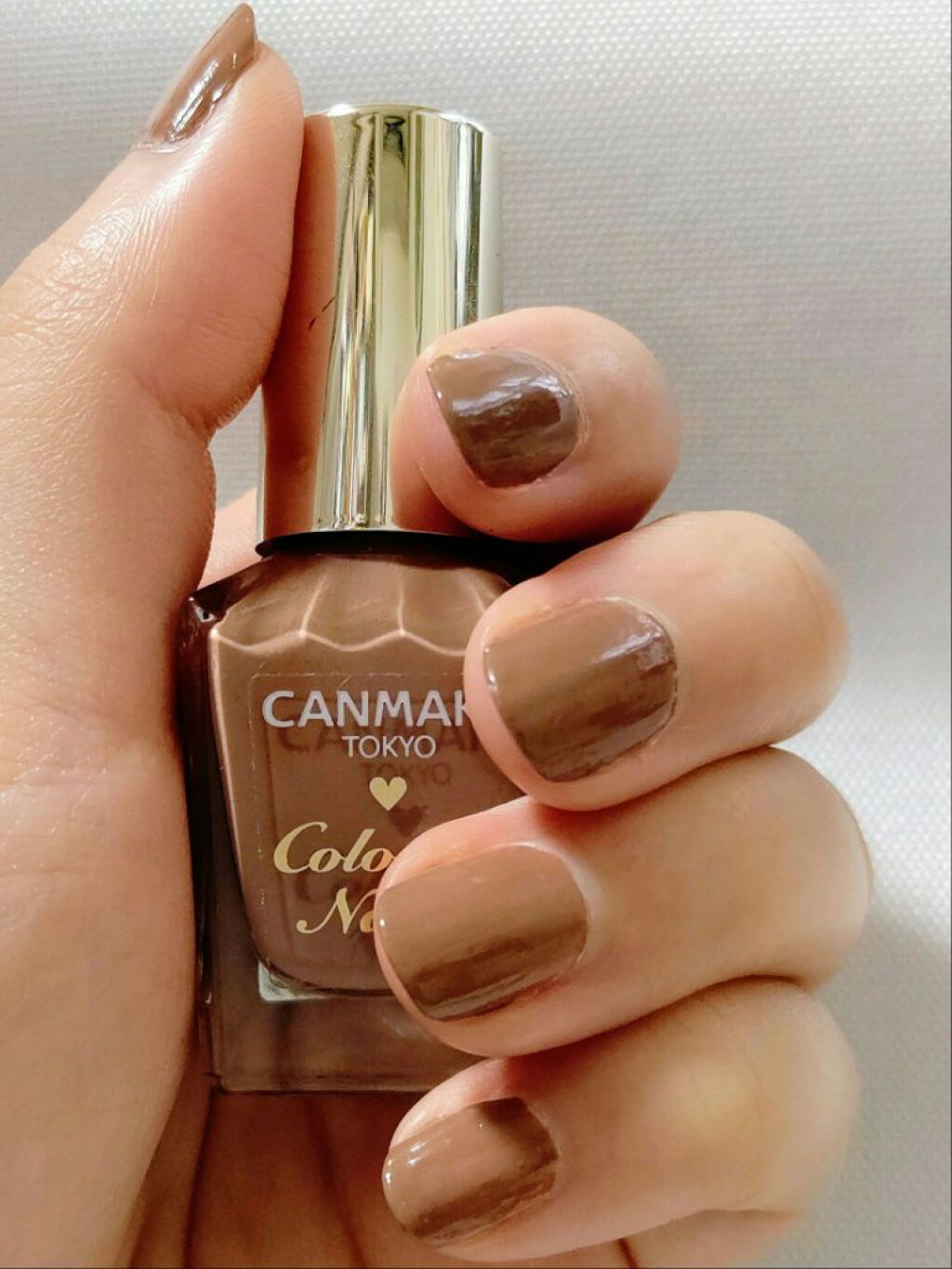 カラフルネイルズ N55 チャイティーラテ/キャンメイク/マニキュアを使ったクチコミ（3枚目）