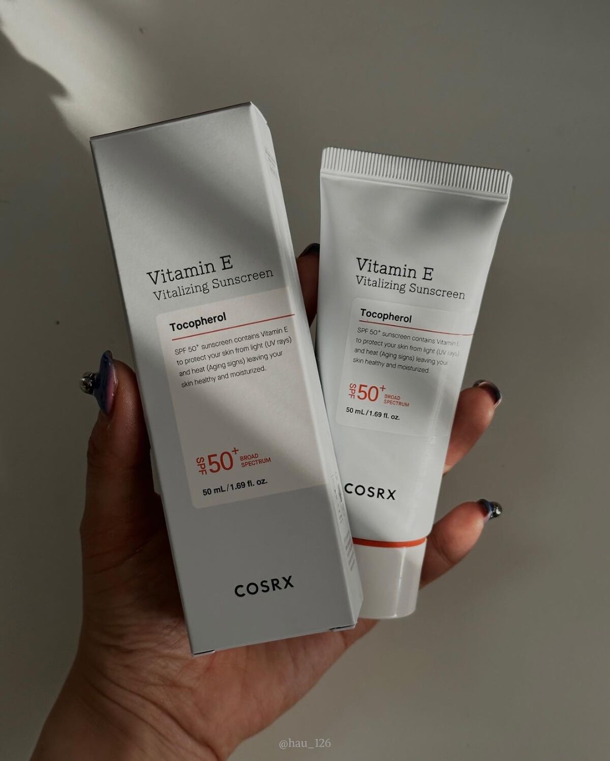ビタミンEバイタライジングUVクリーム SFP50+/COSRX/日焼け止めクリームを使ったクチコミ(1枚目)