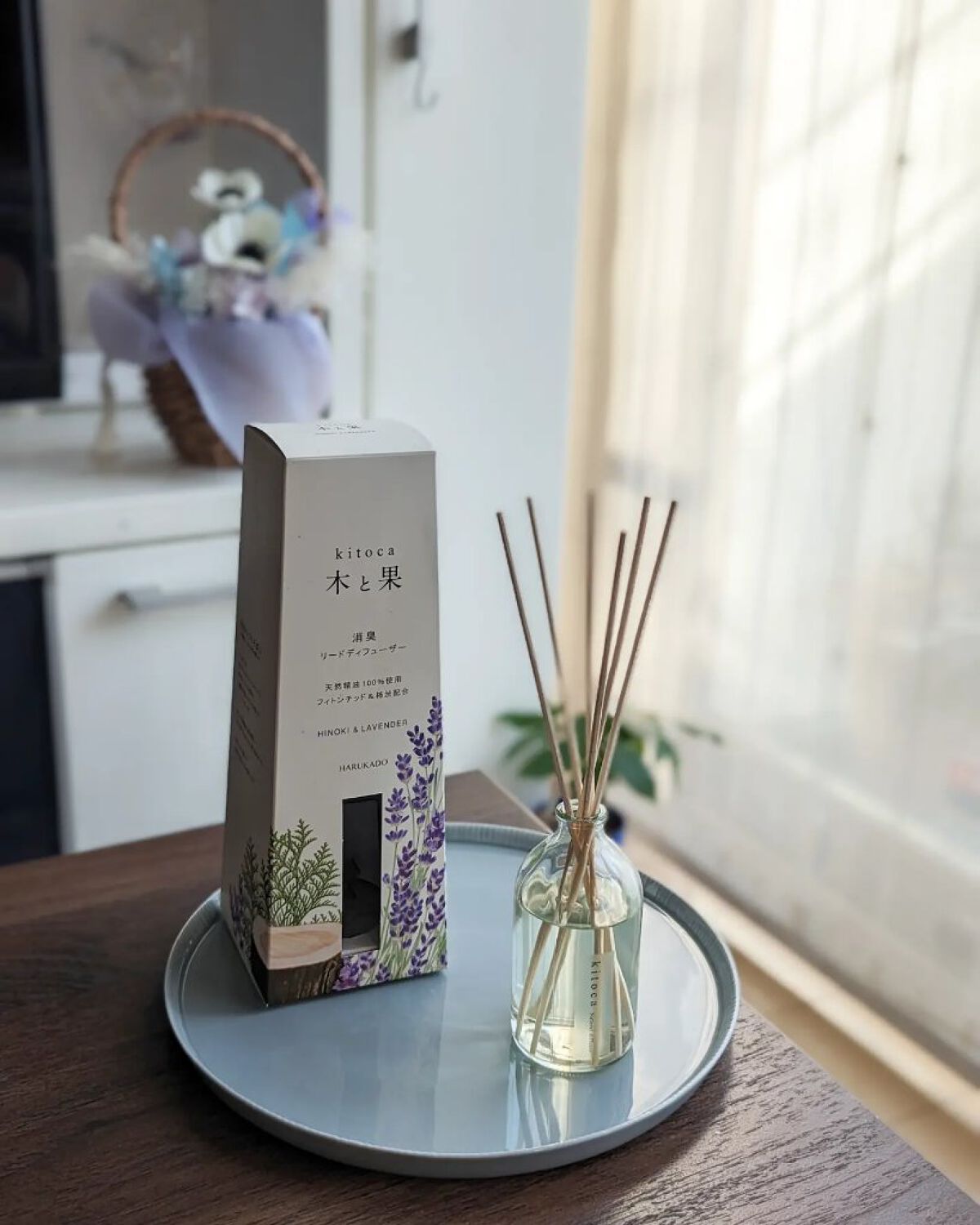 消臭リードディフューザー/Kitoca　木と果/ルームフレグランスを使ったクチコミ（1枚目）