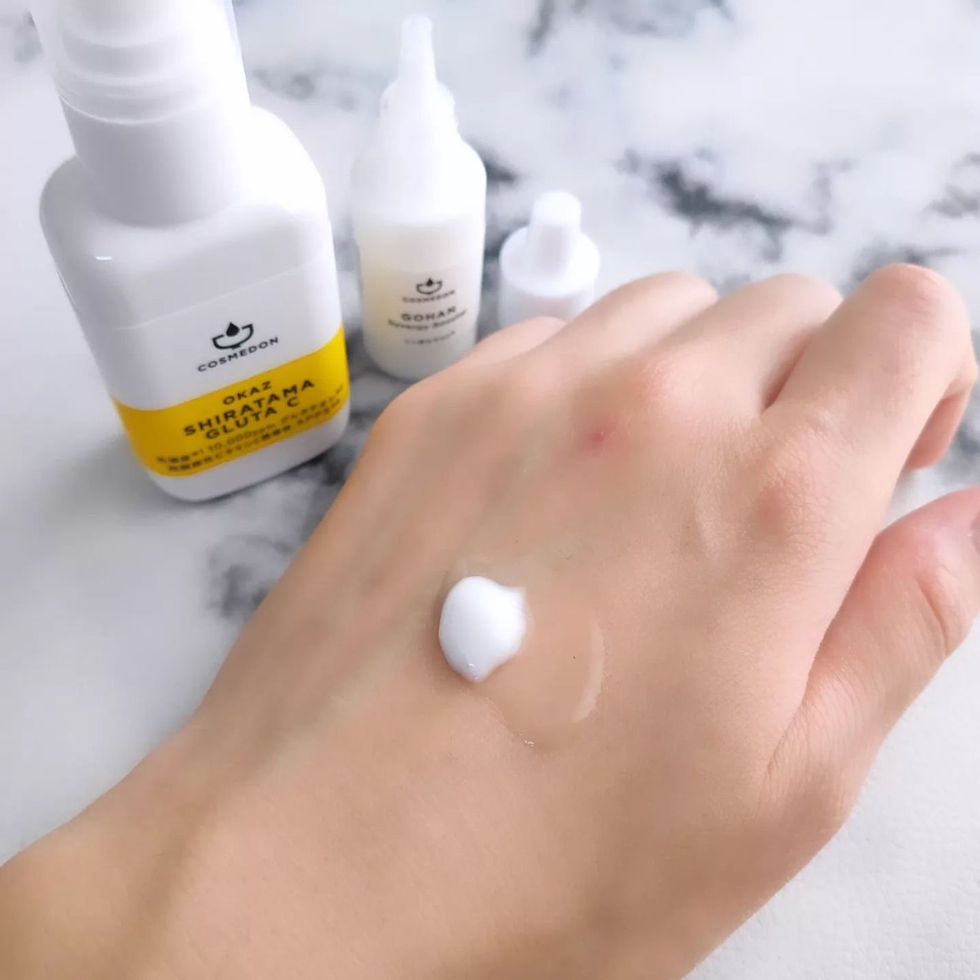 ゴハン シナジー ブースター/COSMEDON/オールインワン化粧品を使ったクチコミ(5枚目)