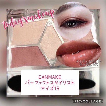 【旧品】パーフェクトスタイリストアイズ/キャンメイク/アイシャドウパレットを使ったクチコミ(1枚目)