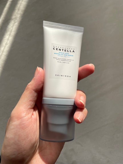 ヒアルーシカ ウォーターフィット サンセラム/SKIN1004/日焼け止めローションを使ったクチコミ(1枚目)