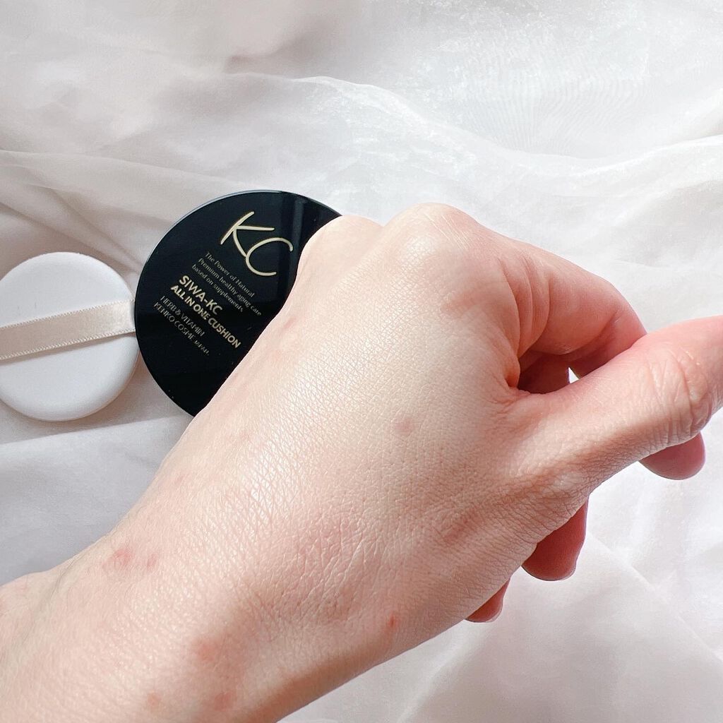 SIWA-KC オールインワンクッション/ハーブ健康本舗/クッションファンデーションを使ったクチコミ(5枚目)