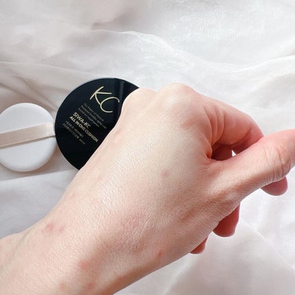 SIWA-KC オールインワンクッション/ハーブ健康本舗/クッションファンデーションを使ったクチコミ(5枚目)