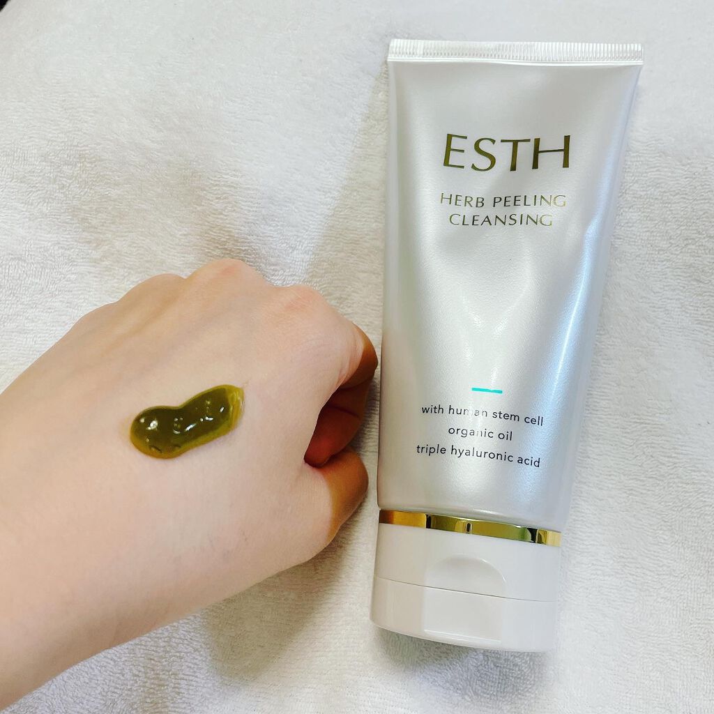 ハーブピーリングクレンジング/ESTH/クレンジングジェルを使ったクチコミ（2枚目）