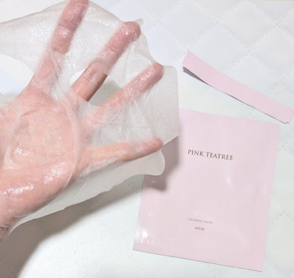 ピンクティーツリーマスクパック/APLIN/シートマスク・パックを使ったクチコミ(2枚目)