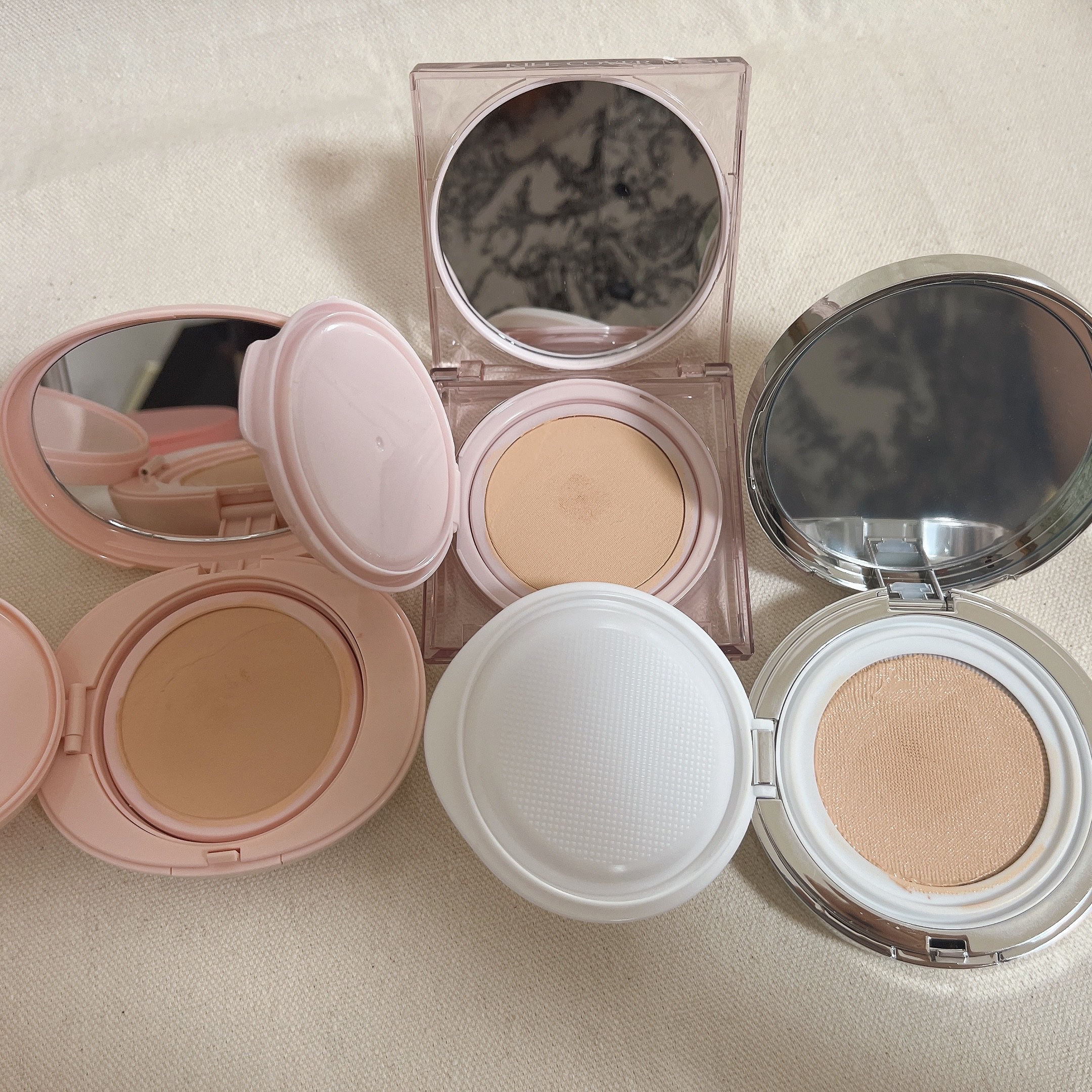 オールデイスキンフィットミルキーグロウクッション/Milk Touch/クッションファンデーションを使ったクチコミ（3枚目）