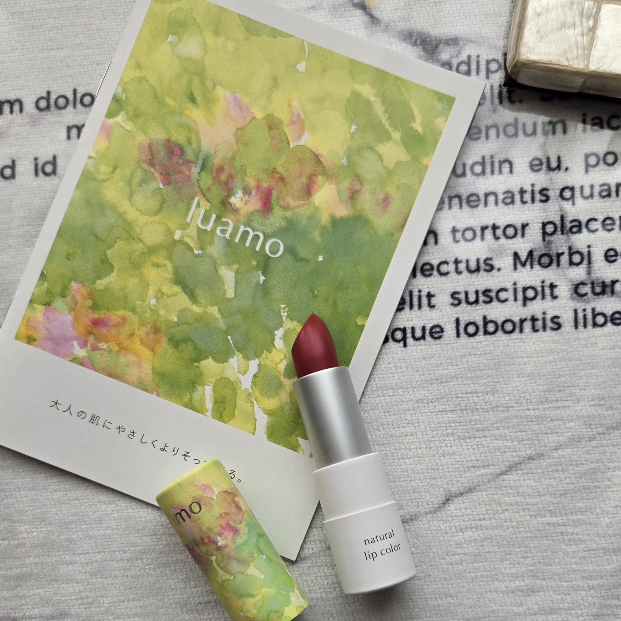 ルアモ ナチュラル リップカラー　/ルアモ/口紅を使ったクチコミ（1枚目）