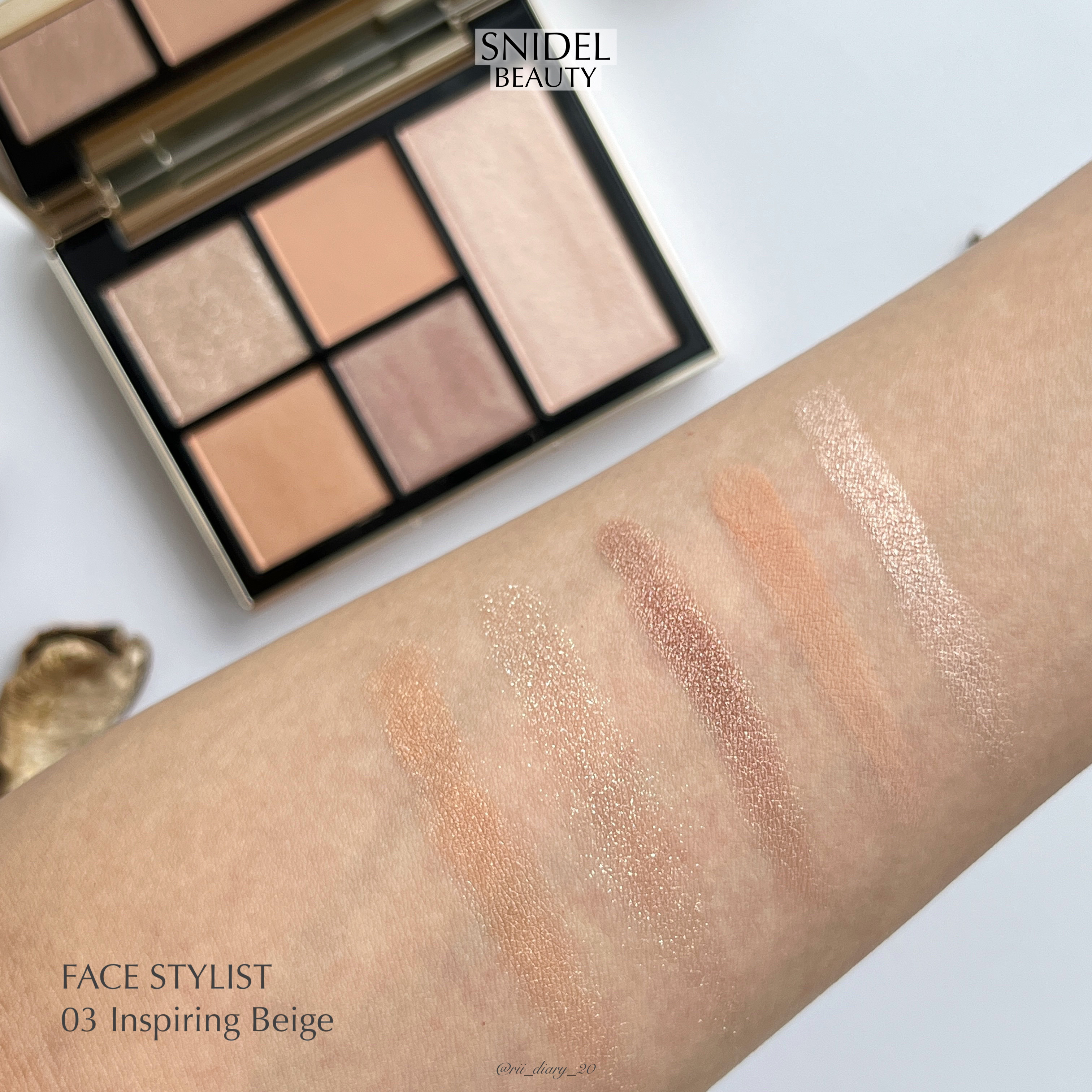 SNIDEL フェイススタイリスト01 SNIDEL BEAUTY ⁄ フェイス スタイリスト n 01～04・EX01（アイシャドウ