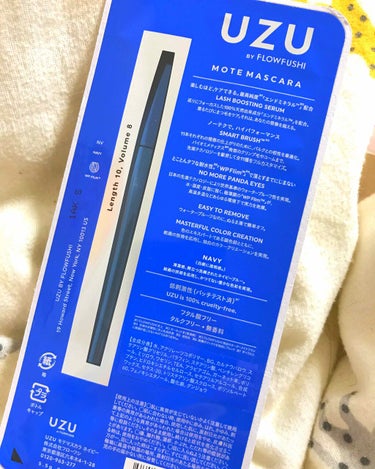 UZU BY FLOWFUSHI モテマスカラ IMPACT 3のクチコミ「目尻などでカラーマスカラを試したいので購入しました！
長くてボリュームもあるのですごいいいです.....」（2枚目）