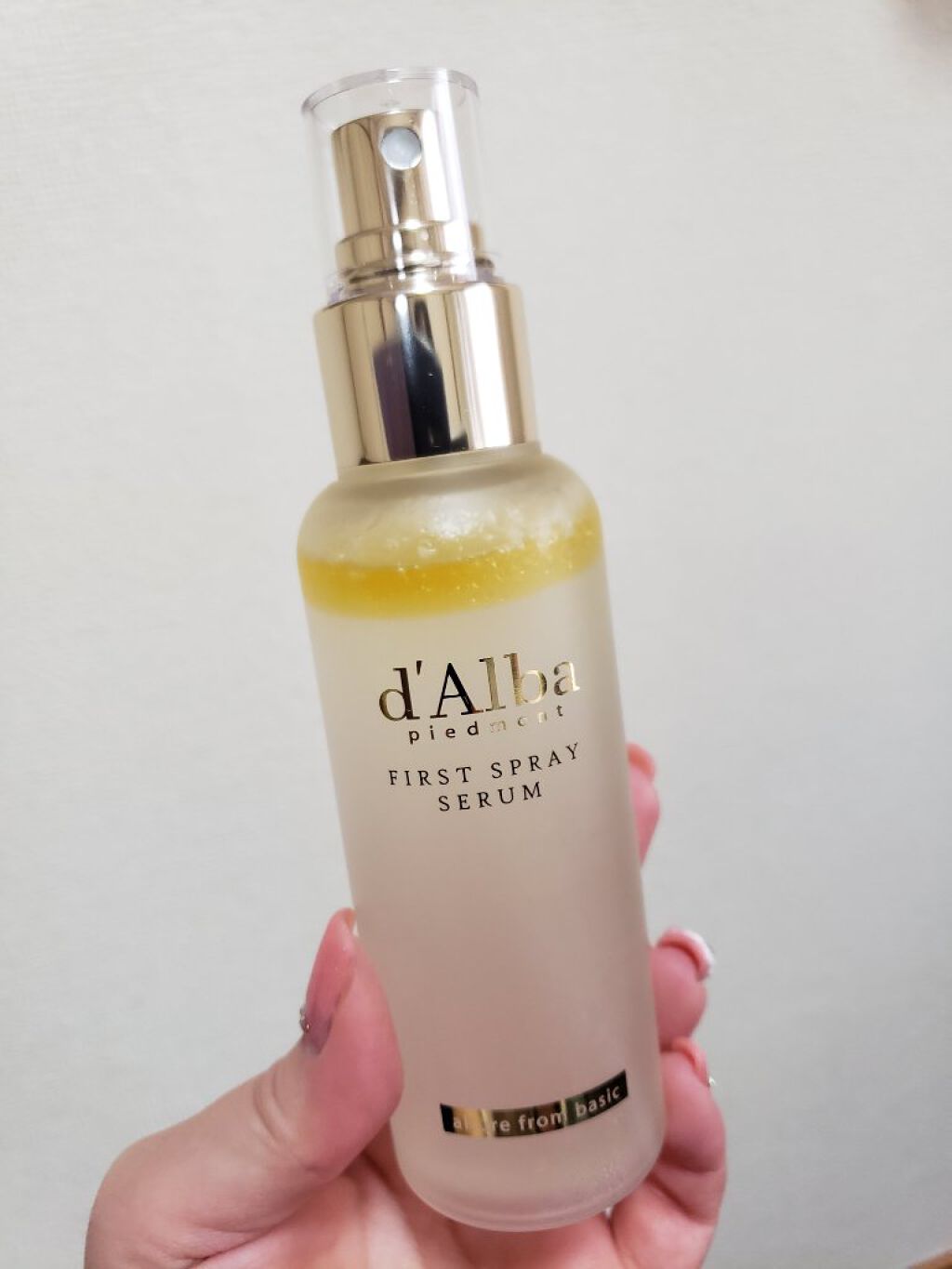 ダルバ ホワイトトリュフファーストスプレーセラム/ダルバ/ミスト状化粧水を使ったクチコミ（1枚目）