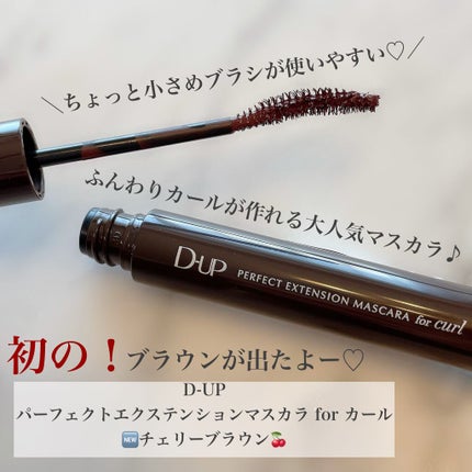 パーフェクトエクステンション マスカラ for カール/D-UP/マスカラを使ったクチコミ(2枚目)