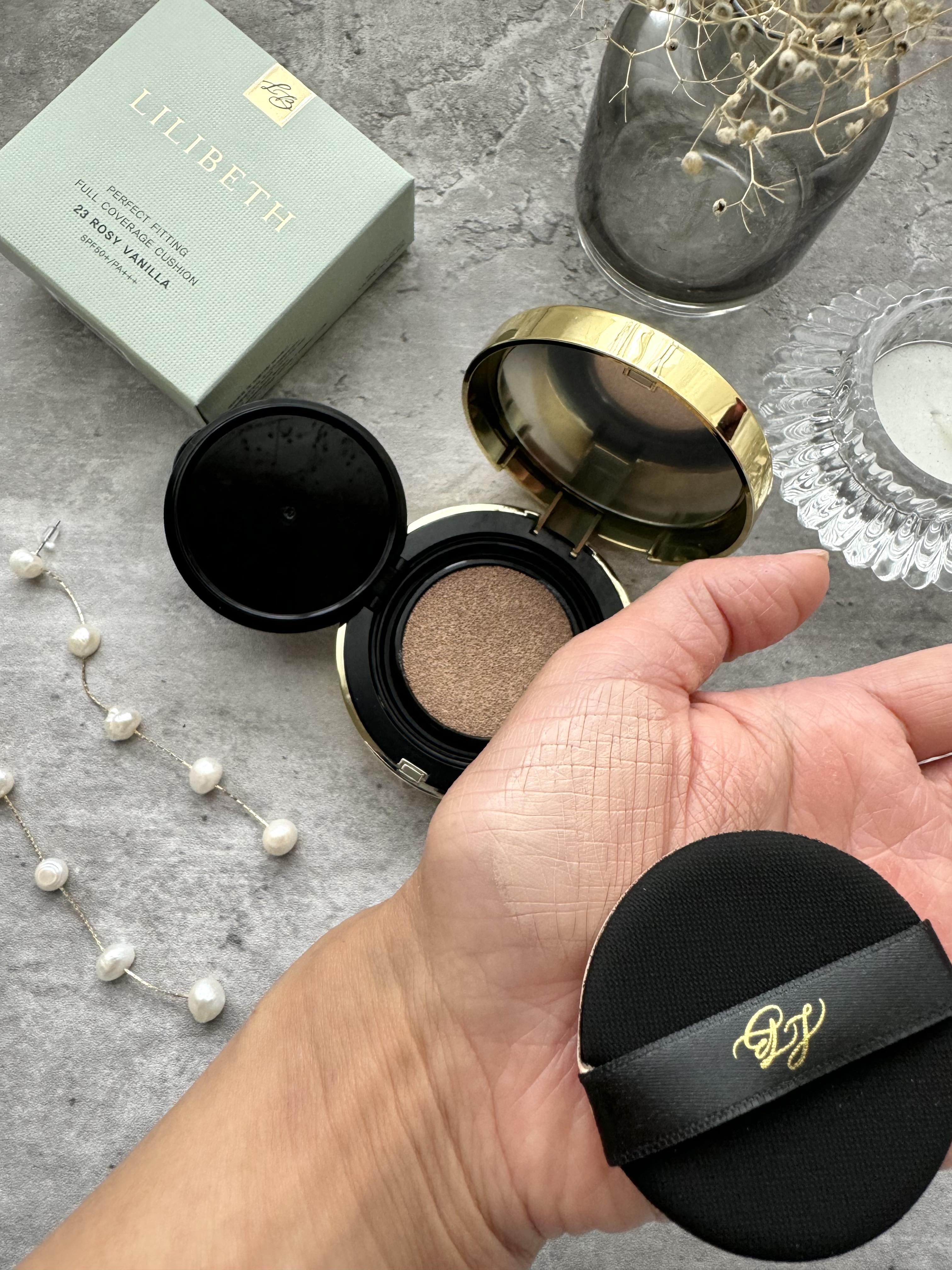 パーフェクティングフィッティング フルカバレッジクッション/LILIBETH/クッションファンデーションを使ったクチコミ（3枚目）