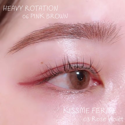 カラーリングアイブロウ/ヘビーローテーション/眉マスカラを使ったクチコミ(6枚目)