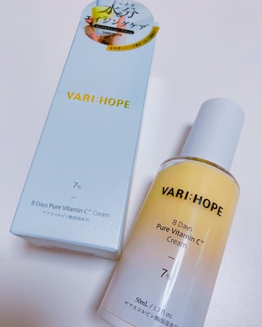 *
♡ VARI:HOPE / 
8 DAYS PURE VITAMIN C CREAM♡
*
*

@varihope_japan 
#ピュアビタミンCクリーム

純粋ビタミン配合のしっとりクリームを