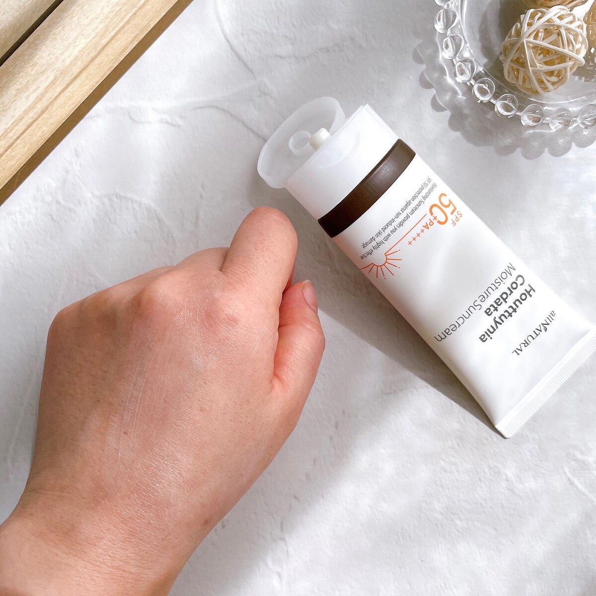 けっぴー♡フォロバ100 on LIPS 「肌荒れを防ぐドクダミエキスとCICA成分(ツボクサエキス)が紫..」(4枚目)