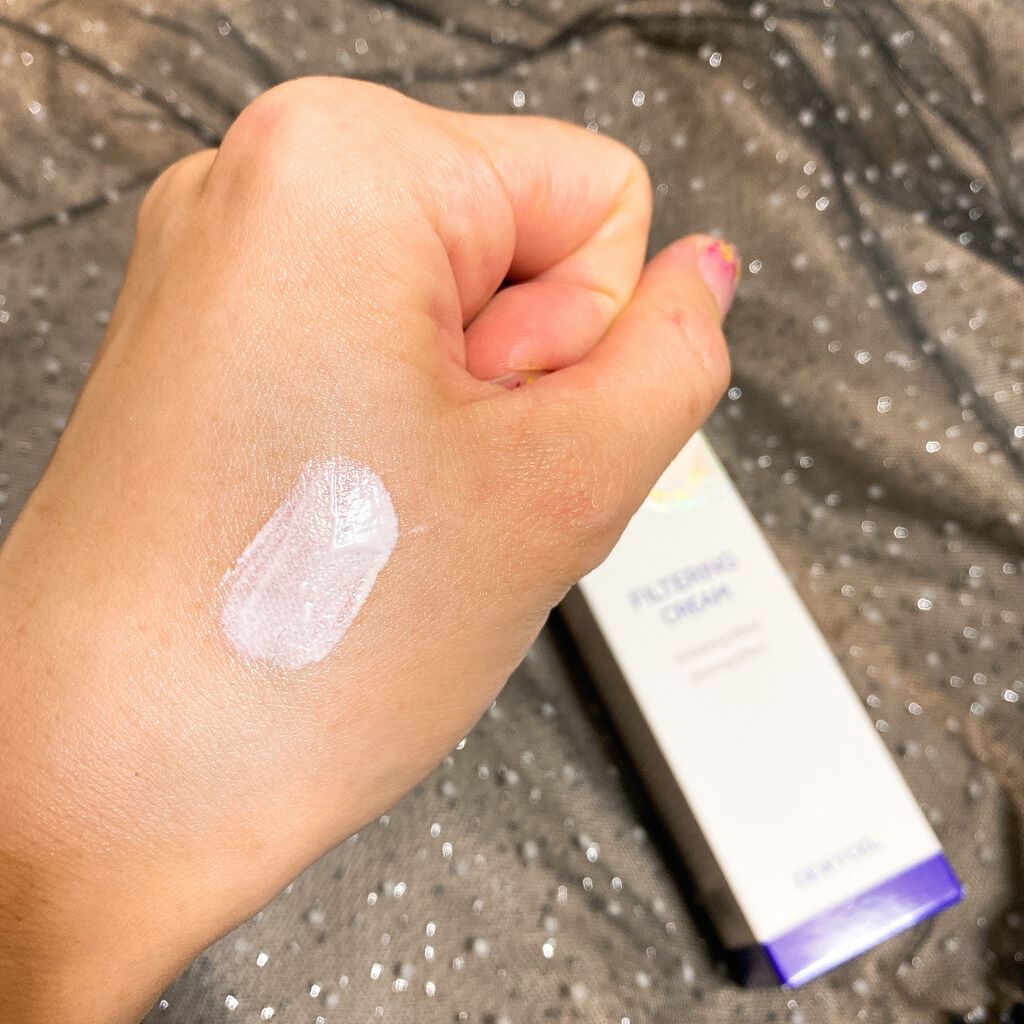 フィルタリングクリーム/DEWYCEL/日焼け止めクリームを使ったクチコミ（2枚目）