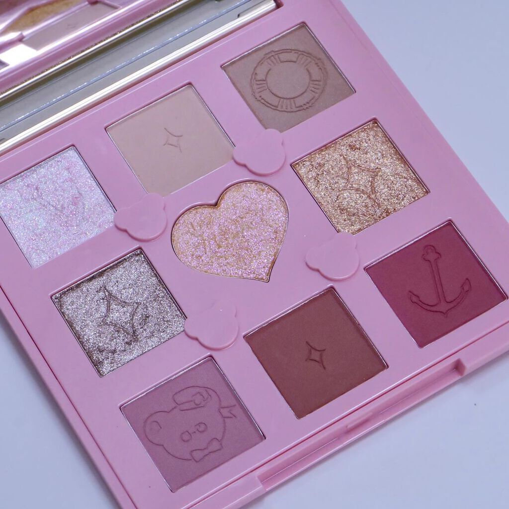 Love Bear 9色 アイシャドウパレット/FlowerKnows/アイシャドウパレットを使ったクチコミ（3枚目）