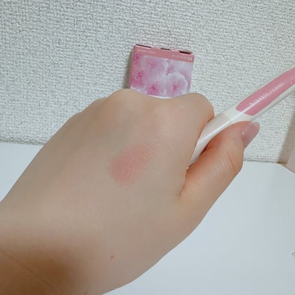 クッションチップアイカラーN/キスミー フェルム/単色アイシャドウを使ったクチコミ(4枚目)