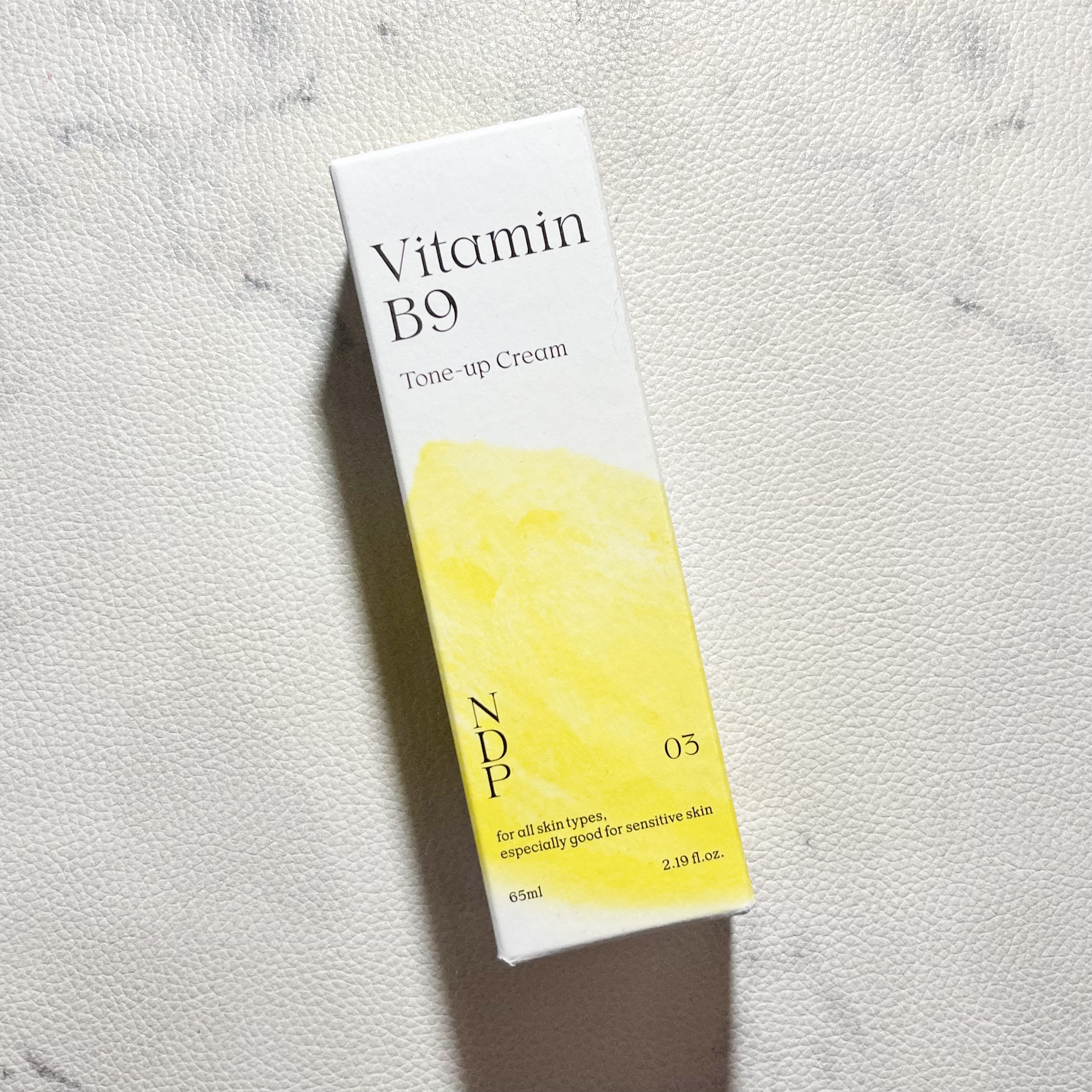 ビタミンB9トーンアップクリーム/NATURAL DERMA PROJECT/化粧下地を使ったクチコミ（1枚目）