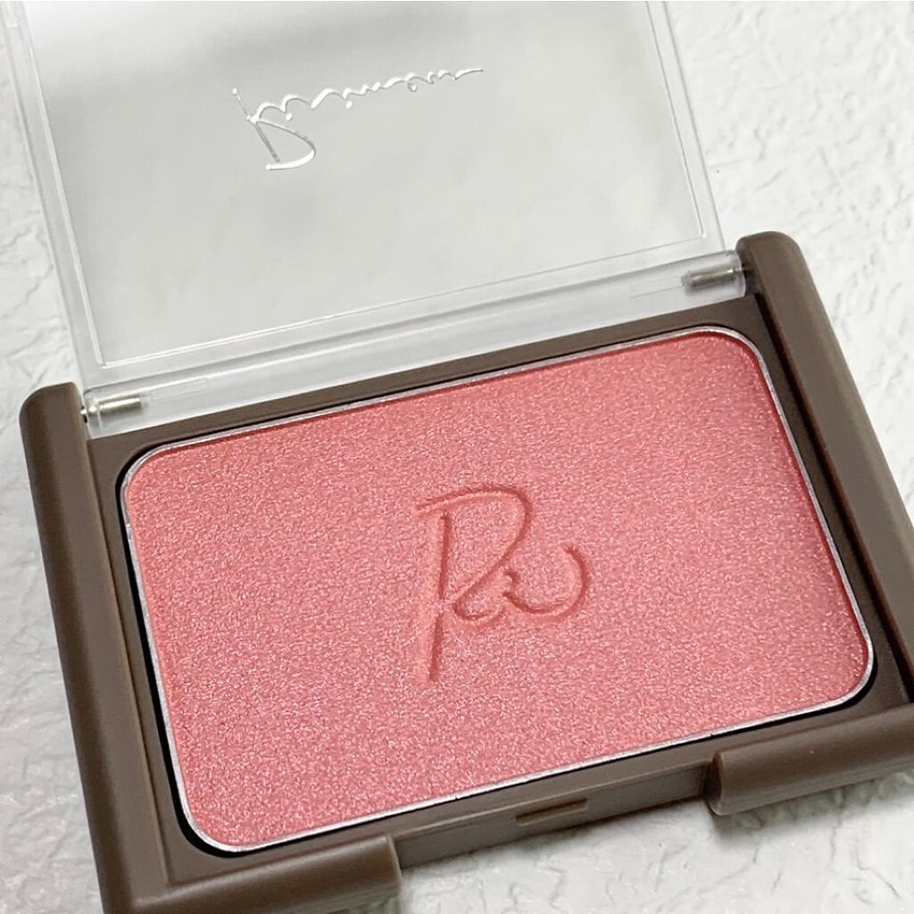 ヴェールグロウチーク 02 キューピッドピンク/Ririmew/パウダーチークを使ったクチコミ（2枚目）