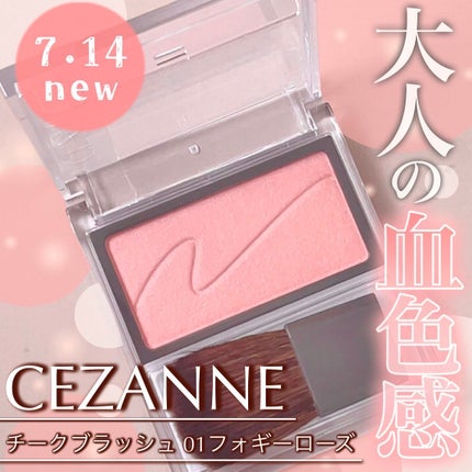 チークブラッシュ/CEZANNE/パウダーチークを使ったクチコミ(1枚目)